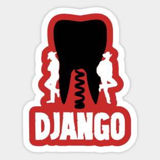 Django Unchained Sticker